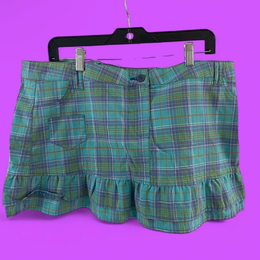Plaid Mini Skirt